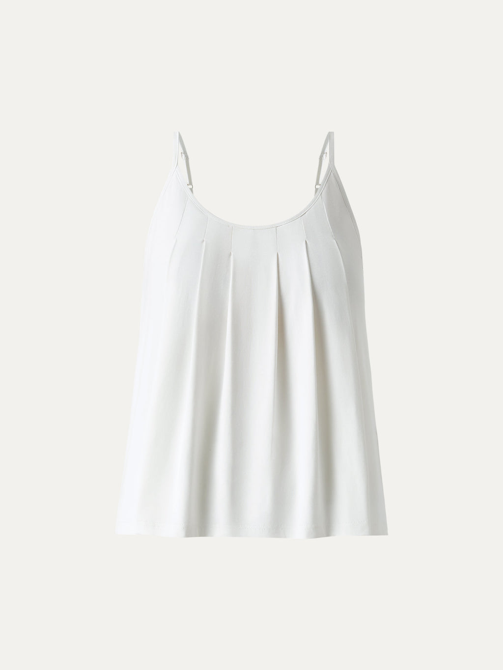 OGLmove Women's U-Neck Pleated Spaghetti Bra Tank