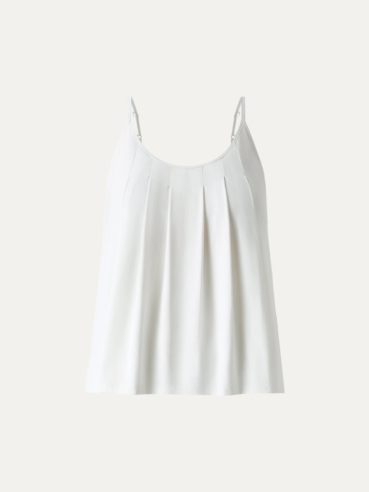 OGLmove Women's U-Neck Pleated Spaghetti Bra Tank