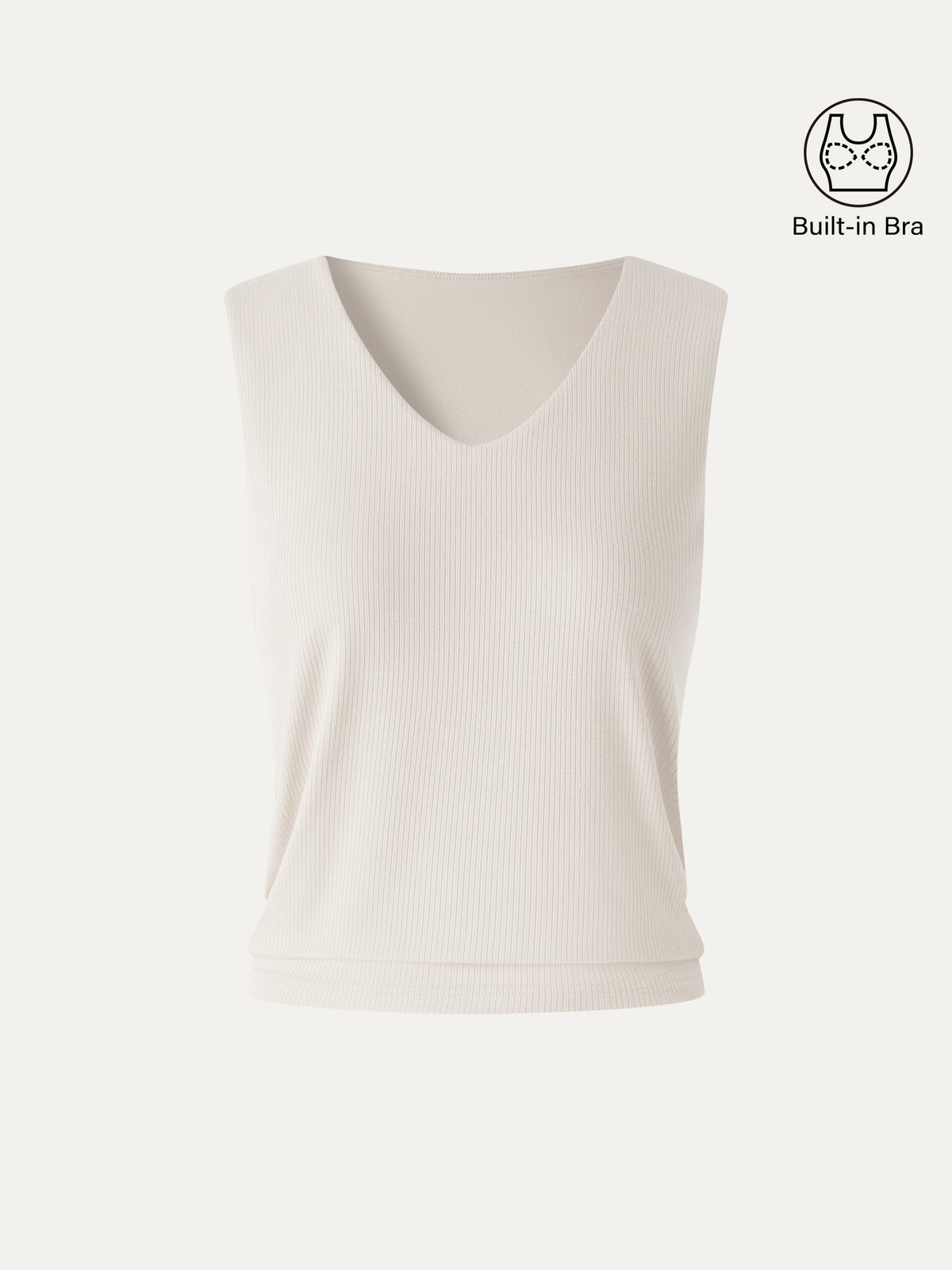 OGLmove Women's CoolTouch Ease V-Neck Wide Shoulder Bra Tank
