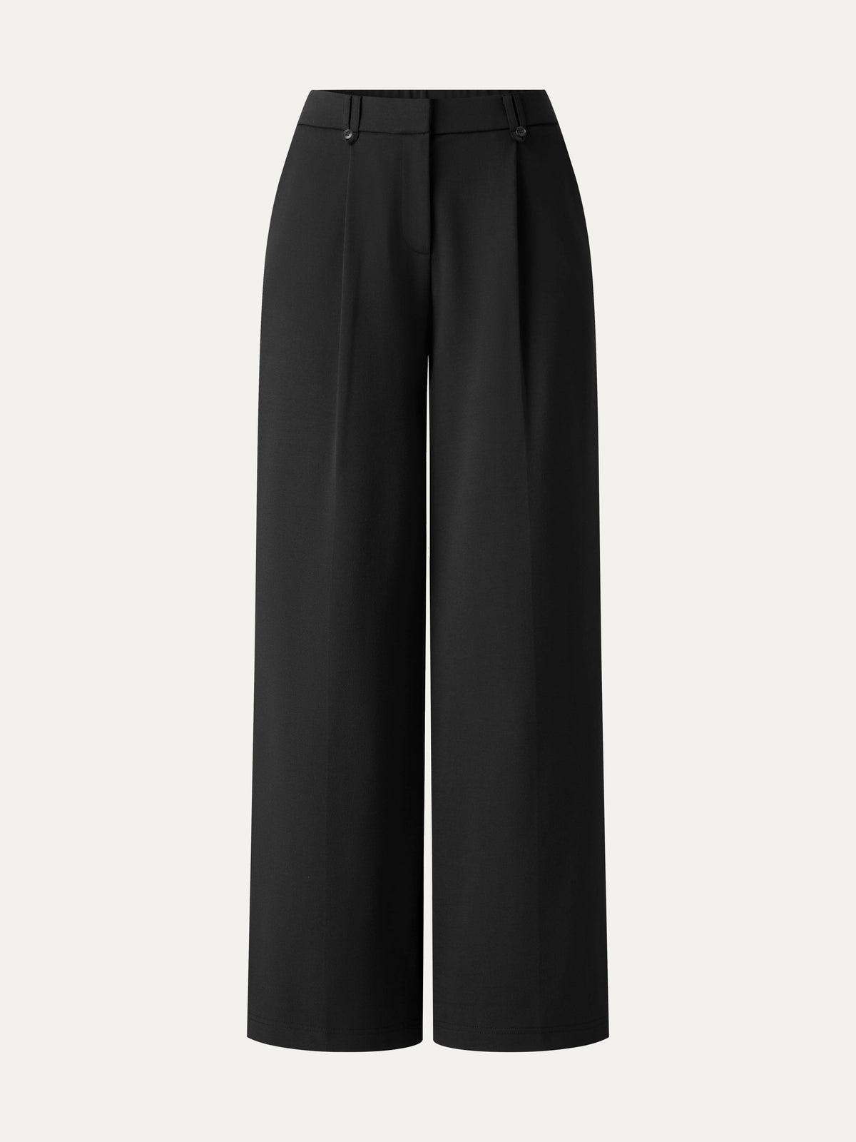 OGLmove Women's Ponte Low-Rise Straight Leg Ankle Pants with Pockets
