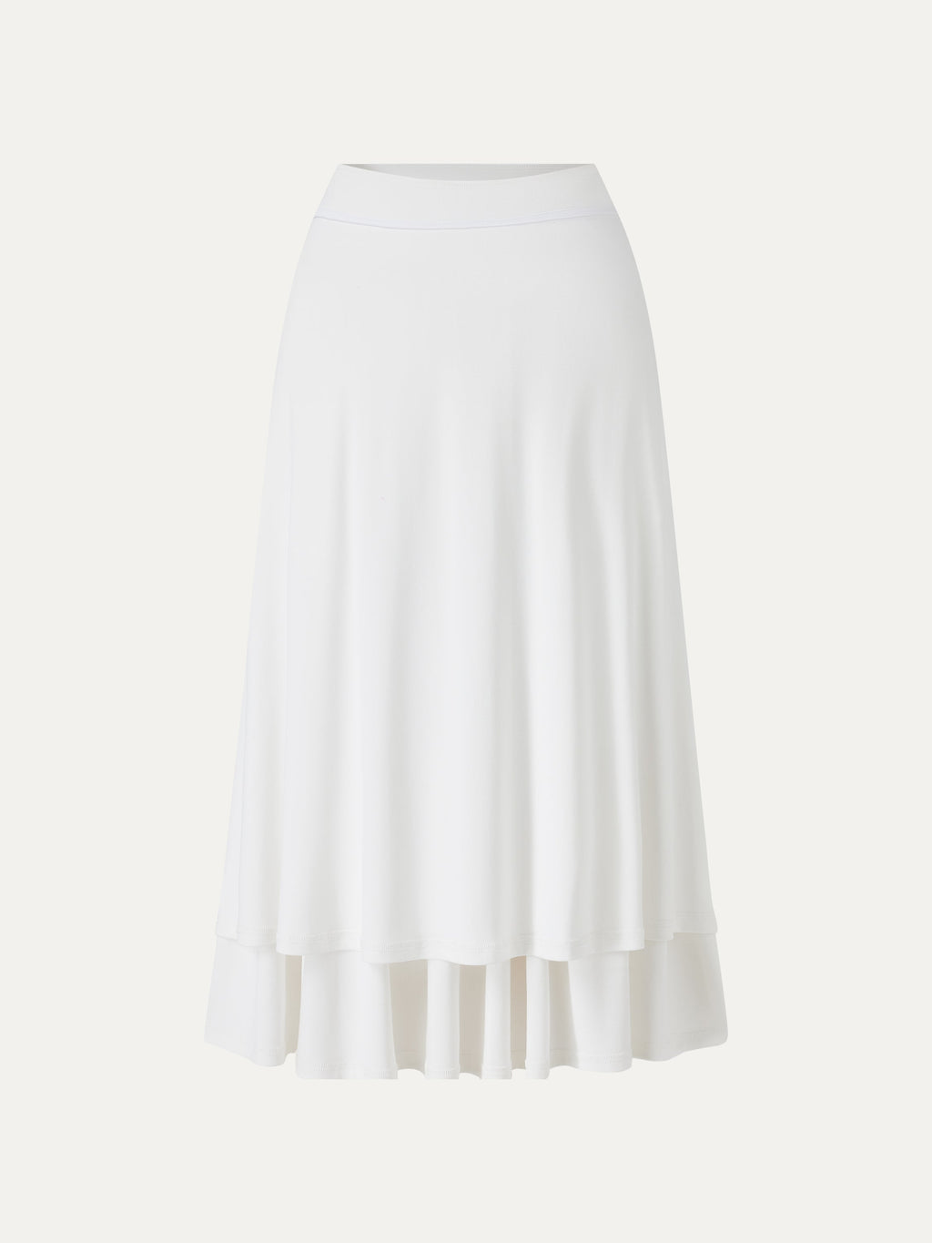 OGLmove Women's Mid Rise Gathered Midi Skirt with Pockets