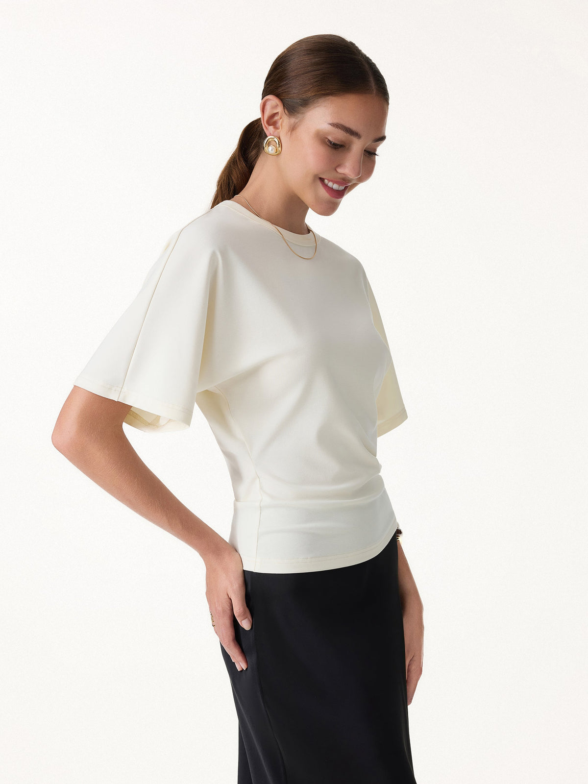 OGLmove Women's Elevated Cotton-Blend Essential Tee