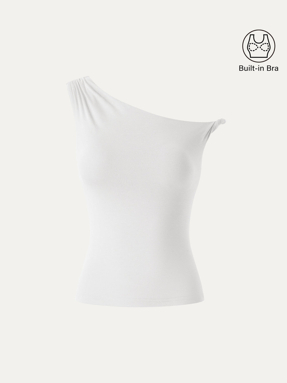 OGLmove Women's CoolTouch Asymmetrical Shoulder Bra Top