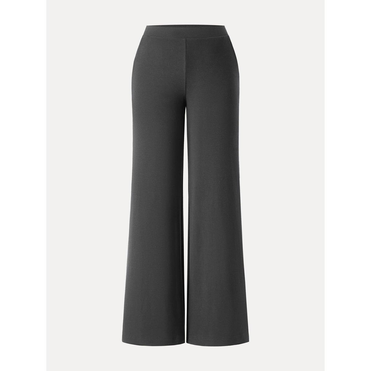 OGLmove Lyocell Wool Mid Rise Wide Leg Pull-on Pants