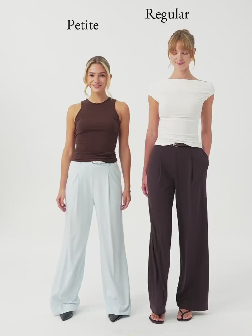 OGLmove Women's Stretchy Flowy High Rise Wide Leg The Success Pants